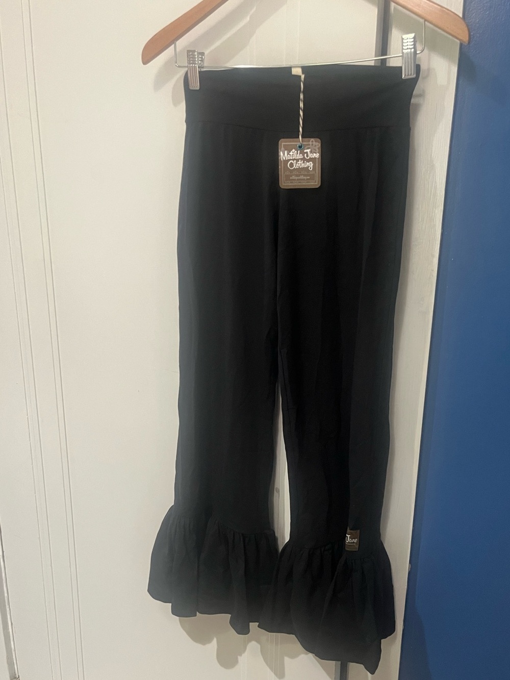 MatildaJane ruffle pants in black , XS